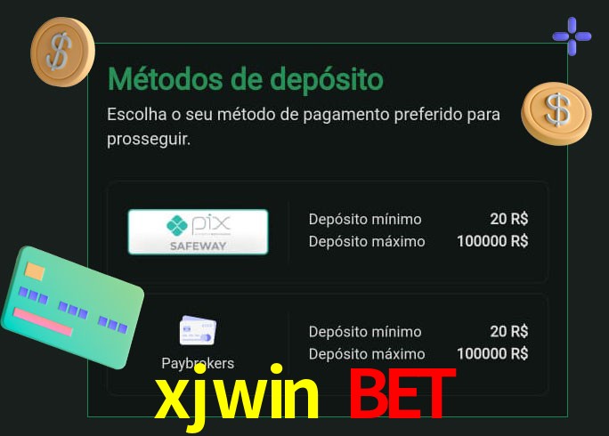 O cassino xjwin bet oferece uma grande variedade de métodos de pagamento